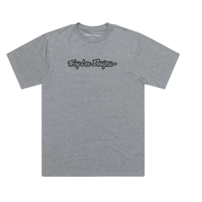 Tricou TROY LEE DESIGNS Signature - Gray Heather