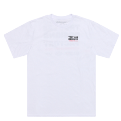 Tricou TROY LEE DESIGNS Factory - Alb