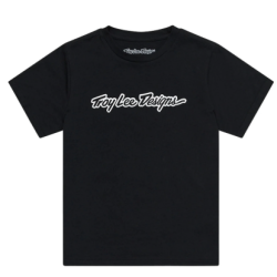 Tricou pentru copii TROY LEE DESIGNS Signature - Negru Tricou pentru copii TROY LEE DESIGNS Signature - Negru