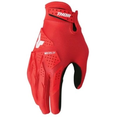 Mănuși de motocross THOR LAUNCHMODE-XP RED