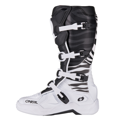 Botine de motocross O'NEAL 3SRS MX ZEBRA BLACK/WHITE