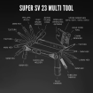 Instrument multifuncțional LEZYNE MULTI TOOLS - SUPER SV 23 - SILVER Instrument multifuncțional LEZYNE MULTI TOOLS - SUPER SV 23 - SILVER thumb