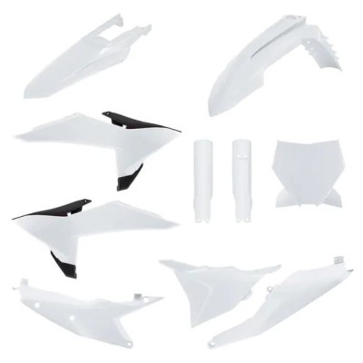 Kit de plastic POLISPORT Full Plastic Kit KTM SX/SX-F/XC/XC-F (2025-26) WHITE