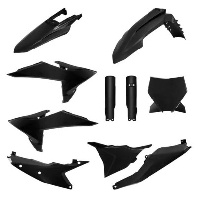 Kit de plastic POLISPORT Full Plastic Kit KTM SX/SX-F/XC/XC-F (2025-26) NEGRU