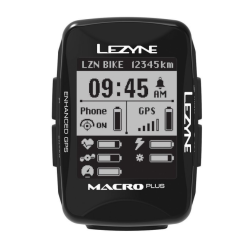 GPS pentru biciclete LEZYNE MACRO PLUS GPS NEGRU