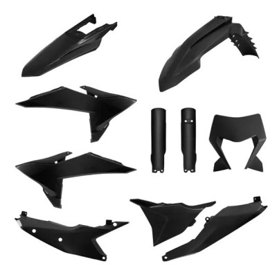 Kit de plastic POLISPORT BODY KIT FULL KTM EXC/EXCF 26- BLACK