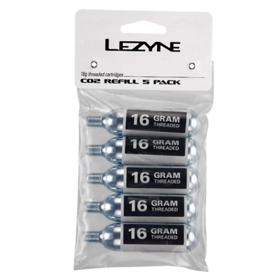 Cartușe CO2 LEZYNE 16G CO2 CARTRIDGE - 5 PACK Cartușe CO2 LEZYNE 16G CO2 CARTRIDGE - 5 PACK
