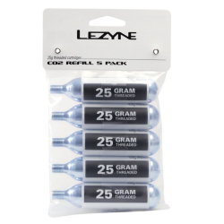 Cartușe CO2 LEZYNE 25G CO2 CARTRIDGE - 5 PACHET Cartușe CO2 LEZYNE 25G CO2 CARTRIDGE - 5 PACHET