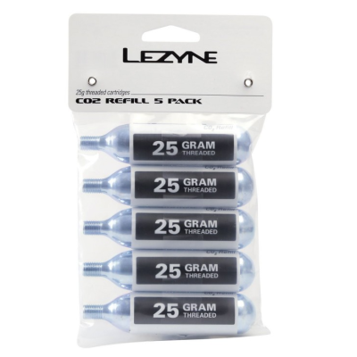 Cartușe CO2 LEZYNE 25G CO2 CARTRIDGE - 5 PACHET Cartușe CO2 LEZYNE 25G CO2 CARTRIDGE - 5 PACHET