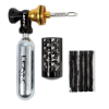 Dispenser bicicletă LEZYNE TUBELESS CO2 BLASTER - NEGRU INCLUS 2 X 20g CARTUȘE