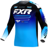 Cămașă de motocross pentru copii FXR CLUTCH MX26 BLUE/BLACK/WHITE