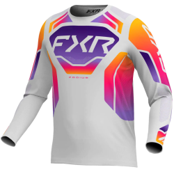 Bluză motocross FXR PODIUM RELAY MX26 GREY/PURPLE TANG Bluză motocross FXR PODIUM RELAY MX26 GREY/PURPLE TANG