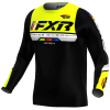 Cămașă motocross FXR APEX MX26 BLACK/NEON YELLOW
