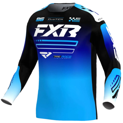 Cămașă motocross FXR CLUTCH MX26 BLUE/BLACK/WHITE