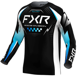 Tricou de motocross FXR CLUTCH PRO MX26 BLACK/BLUE/WHITE Tricou de motocross FXR CLUTCH PRO MX26 BLACK/BLUE/WHITE