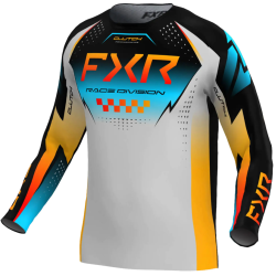 Cămașă motocross FXR CLUTCH PRO MX26 GREY/SKY ORANGE