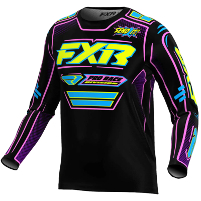 Tricou de motocross pentru copii FXR PODIUM MX26 SKETCHY
