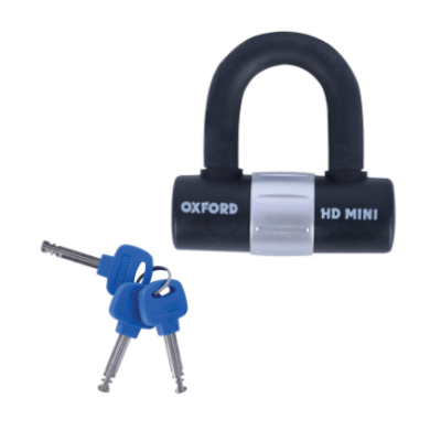OXFORD HD Mini lacăt disc - Ø14 mm Negru OXFORD HD Mini lacăt disc - Ø14 mm Negru