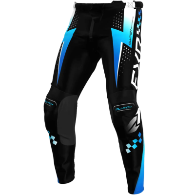 Pantaloni motocross FXR CLUTCH PRO BLACK/BLUE/WHITE