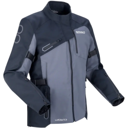 Jachetă textilă BERING OXYGEN BLACK/GREY