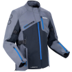 Jachetă textilă BERING OXYGEN GREY/BLACK/BLUE thumb