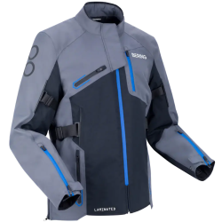 Jachetă textilă BERING OXYGEN GREY/BLACK/BLUE Jachetă textilă BERING OXYGEN GREY/BLACK/BLUE