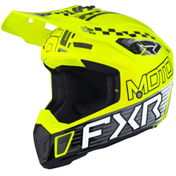 Cască motocross FXR CLUTCH RACE DIV MX26 BLACK/NEON YELLOW