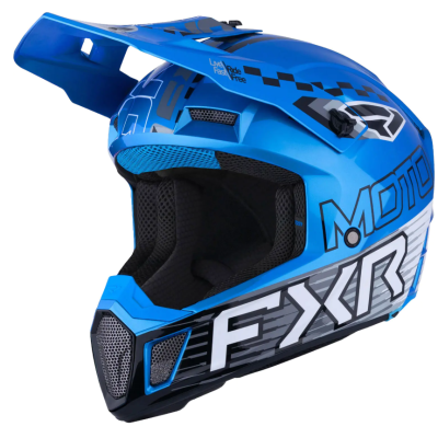 Cască motocross FXR CLUTCH RACE DIV MX26 BLUE
