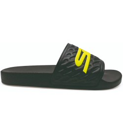 Sandale SIDI POOL SLIDE BLACK/YELLOW FLUO
