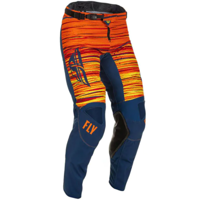 Pantaloni motocross FLY RACING KINETIC WAVE MX NAVY/ORANGE