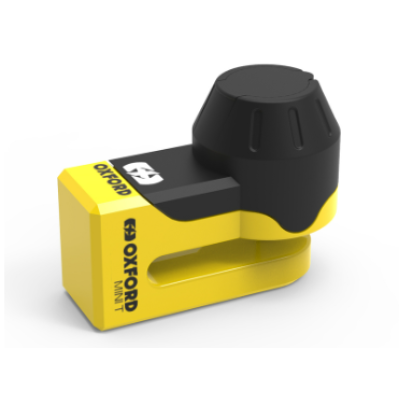 Discul de închidere OXFORD Mini T - 5,5 mm - Galben/Negru