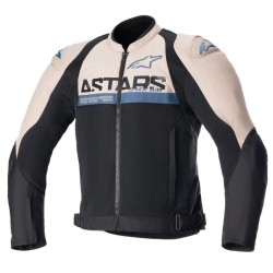 Jachetă moto ALPINESTARS SMX AIR Brun/Negru/Albastru