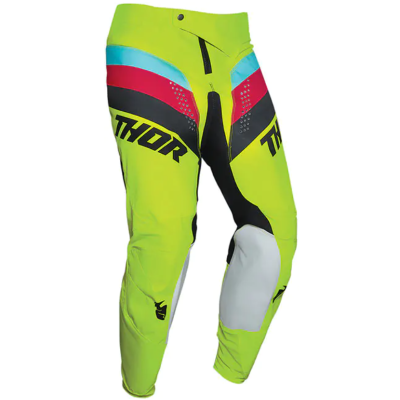 Pantaloni de motocross pentru copii THOR PULSE RACER ACID/BLACK
