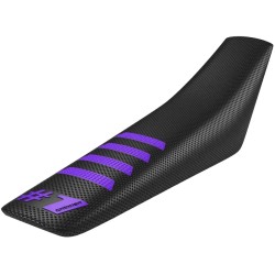 Husă universală pentru șa ONEGRIPPER RIBBED Black/PURPL