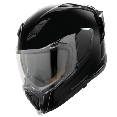 Cască ICON Ultraflite™ Solid MIPS® BLACK GLOSS