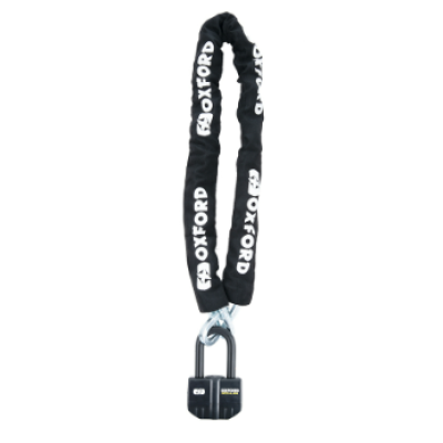 Lacăt cu alarmă OXFORD Boss 16 mm + lanț 12 mm x 1,2 m Lacăt cu alarmă OXFORD Boss 16 mm + lanț 12 mm x 1,2 m