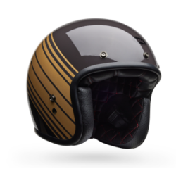 Casca Moto Custom 500 - Edge Gloss Brown/Gold Casca Moto Custom 500 - Edge Gloss Brown/Gold