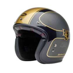 Casca Moto Custom 500 Carbon - RSD Checkmate Matte Gloss Black/Gold