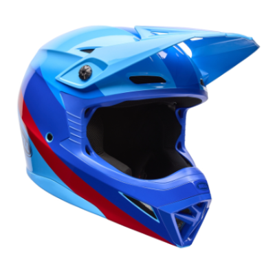 Cască motocross BELL MX-10 Mips - Aviator Blue/Red