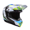 Cască motocross BELL Moto-Spherical - Grid White/Blue