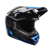 Cască motocross BELL Moto 10 Spherical - Strike Blue