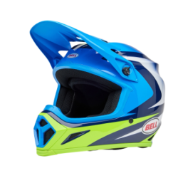 Casca de motocross BELL MX-9 Mips - Jackal Gloss Blue/Hi-Viz Yellow Casca de motocross BELL MX-9 Mips - Jackal Gloss Blue/Hi-Viz Yellow