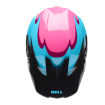 Cască motocross BELL Moto 10 Spherical - Fluid Green Pink thumb