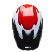 Cască motocross BELL Moto 10 Spherical - Fluid Black/Red thumb