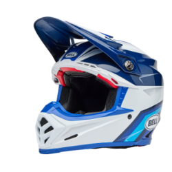 Casca de motocross BELL Moto-9S Flex - Merchant Gloss Blues