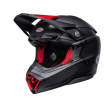 Casca de motocross BELL Moto 10 Spherical - Satin/Gloss Black/Red thumb