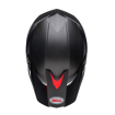 Casca de motocross BELL Moto 10 Spherical - Satin/Gloss Black/Red thumb