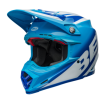 Casca de motocross BELL Moto-9S Flex - Rail Gloss Blue/White