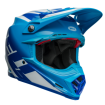 Casca de motocross BELL Moto-9S Flex - Rail Gloss Blue/White thumb