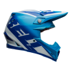Casca de motocross BELL Moto-9S Flex - Rail Gloss Blue/White thumb